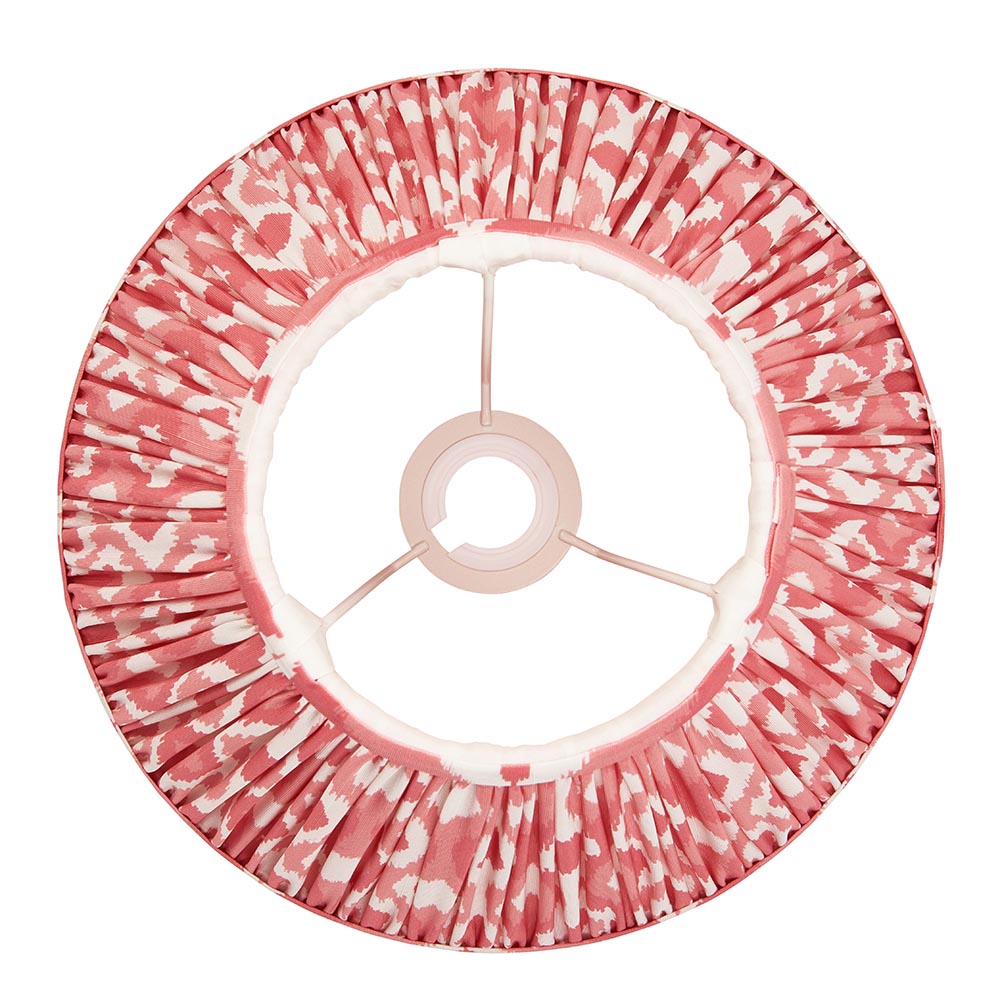 Ikat 30cm Tapered Shade | Coral Pink