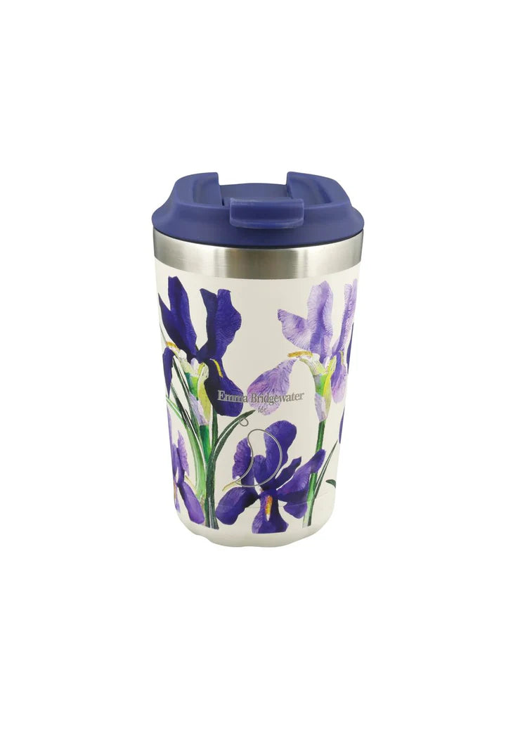 Chilly's x Emma Bridgewater | Blue Iris Insulated Cup