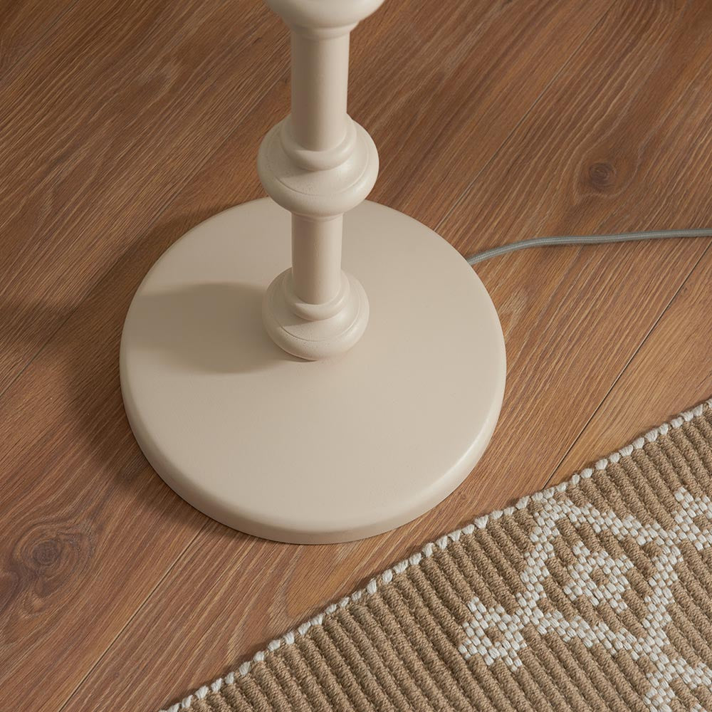 Carnaby Floor Base | Almond White