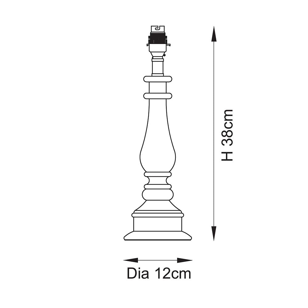 Myrtle Table Base | Marlin Blue