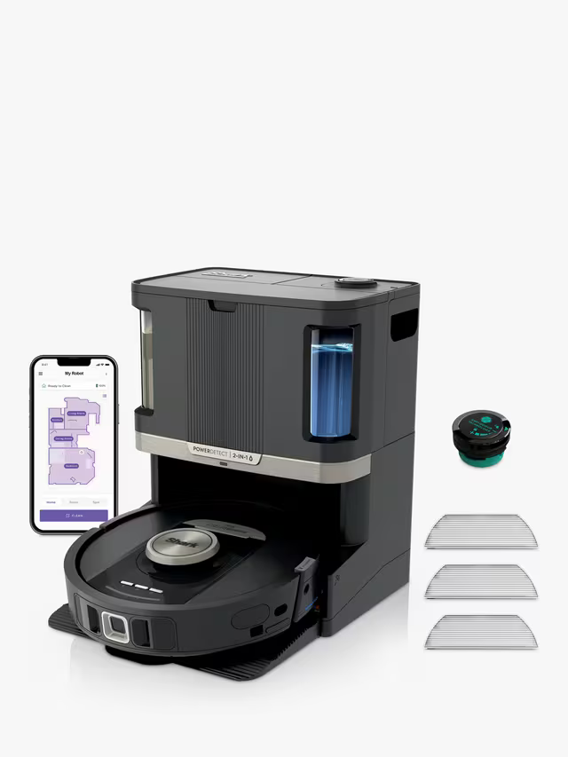 PowerDetect NeverTouch Pro 2-in-1 Self-Empty Robot Vacuum & Mop, Black