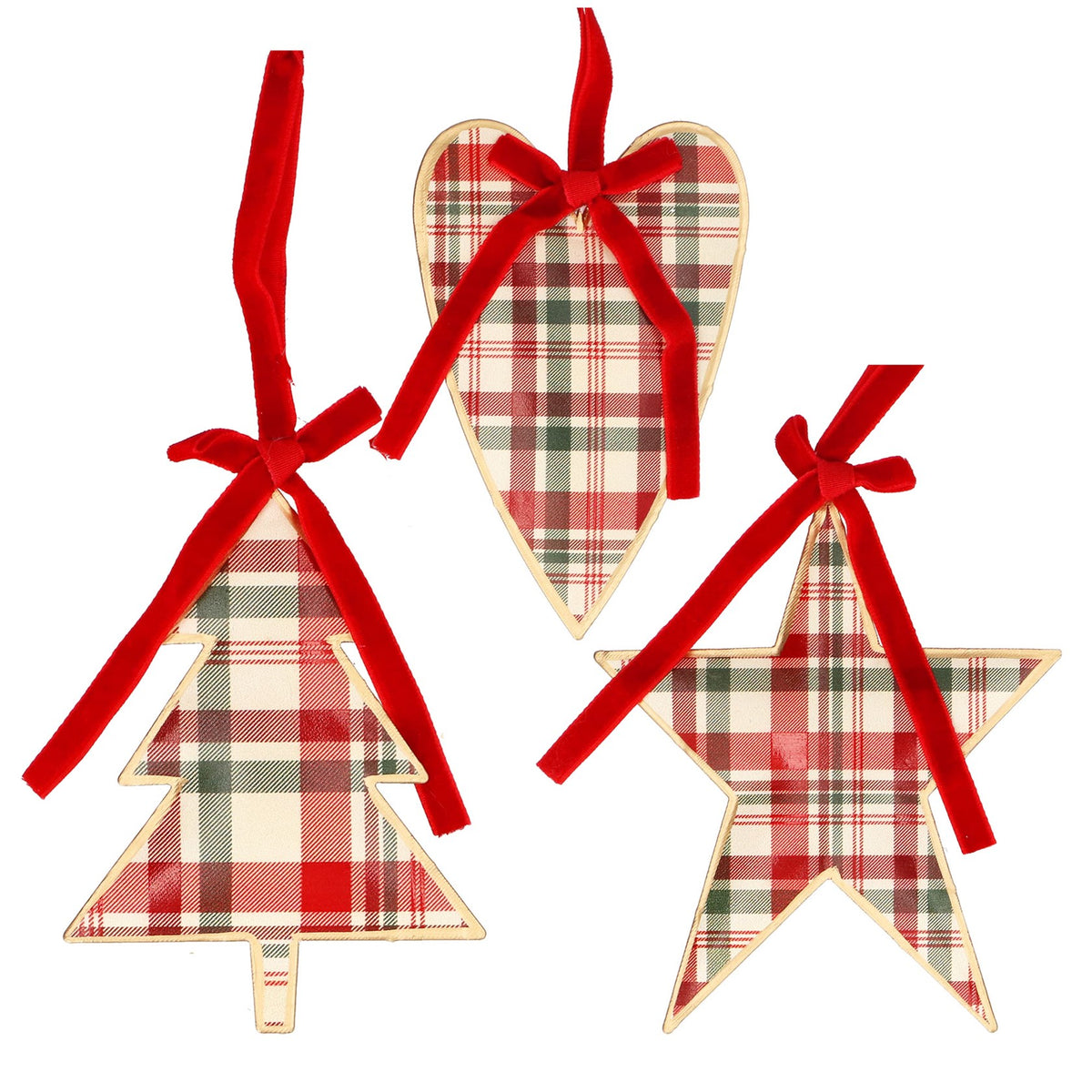 Woodland Plaid | Tin Decoration