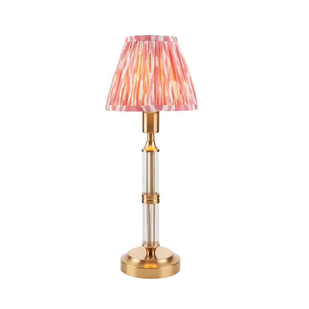 Morton Rechargeable & Ikat 16cm Table Lamp