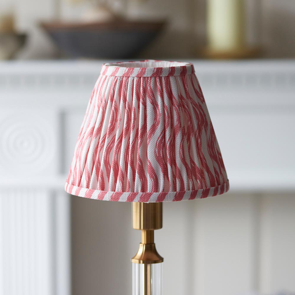 Morton | Rechargeable Base & Ripple Coral pink shade