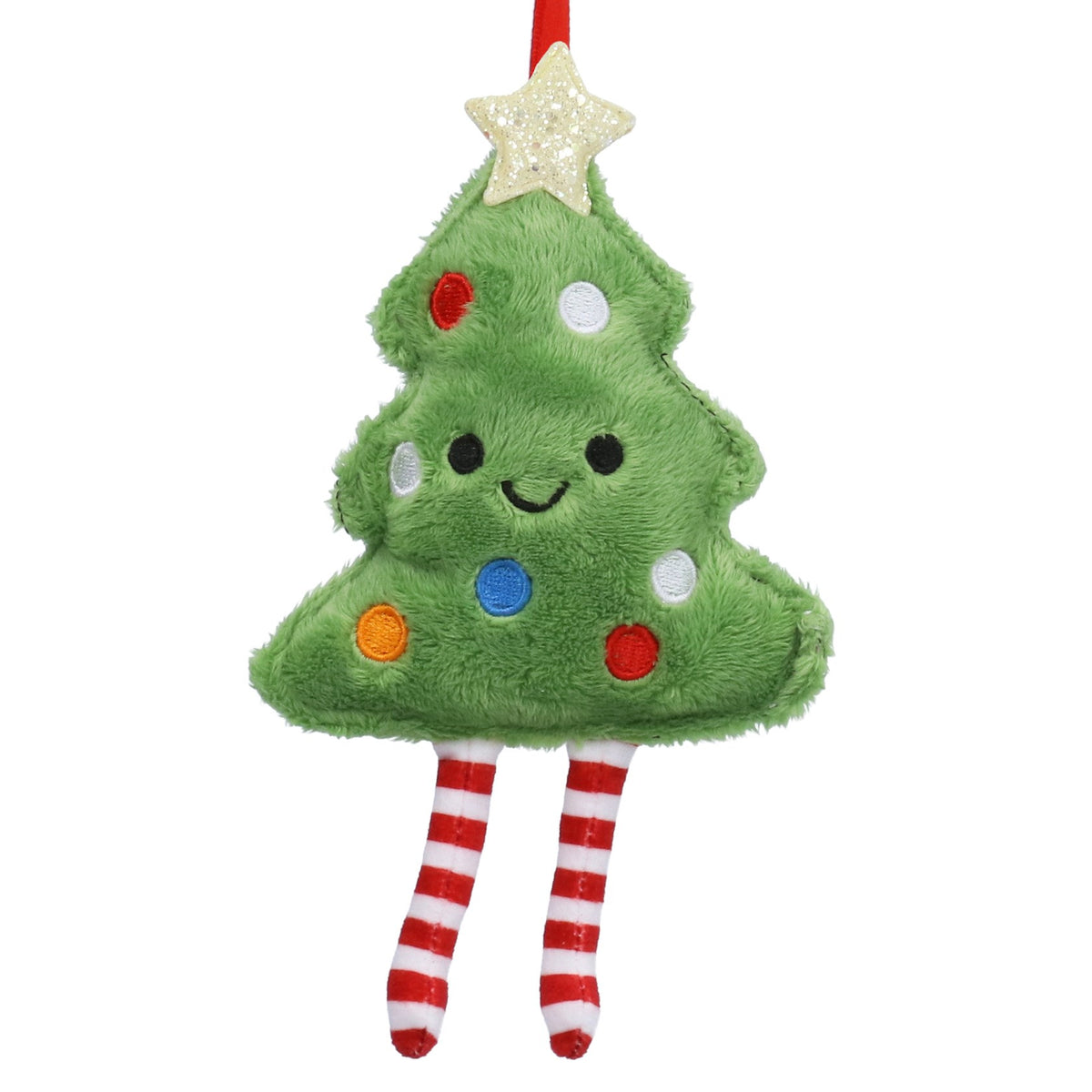 Fabric Hanging Decoration | 19cm | Happy Tree