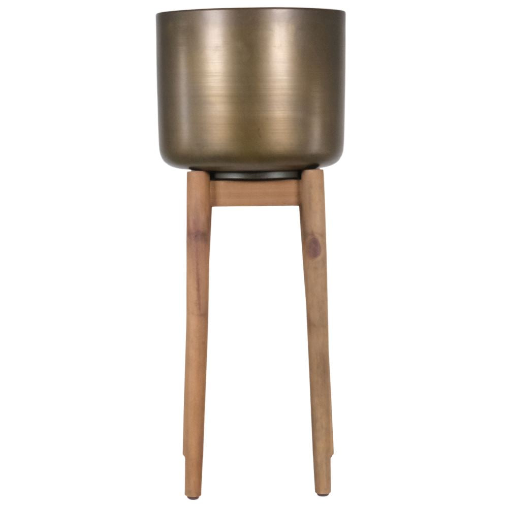 Large Brass Planter