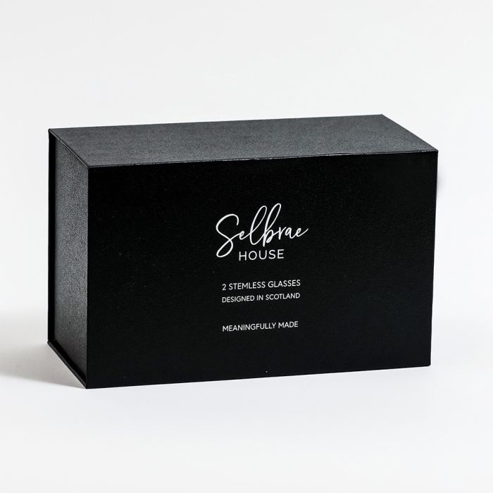 Stemless Glasses Pair | Love Hearts