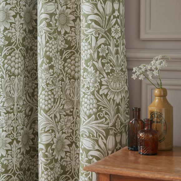 Sunflower Dark Olive | 90 x 90 Curtains