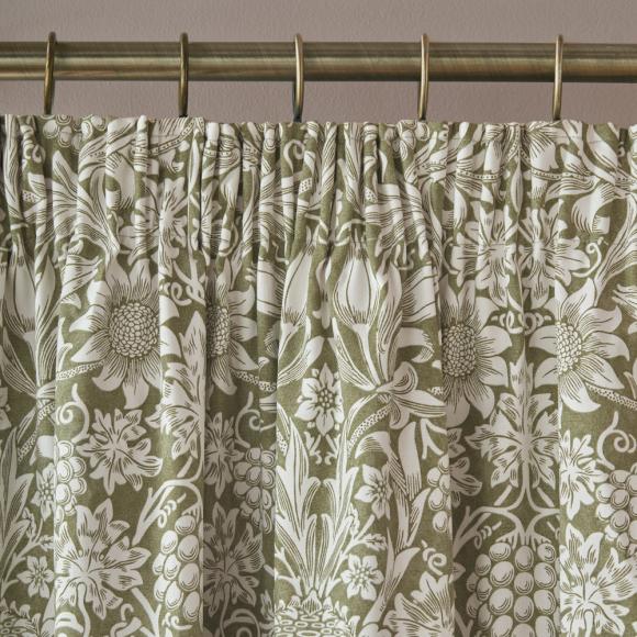 Sunflower Dark Olive | 90 x 90 Curtains