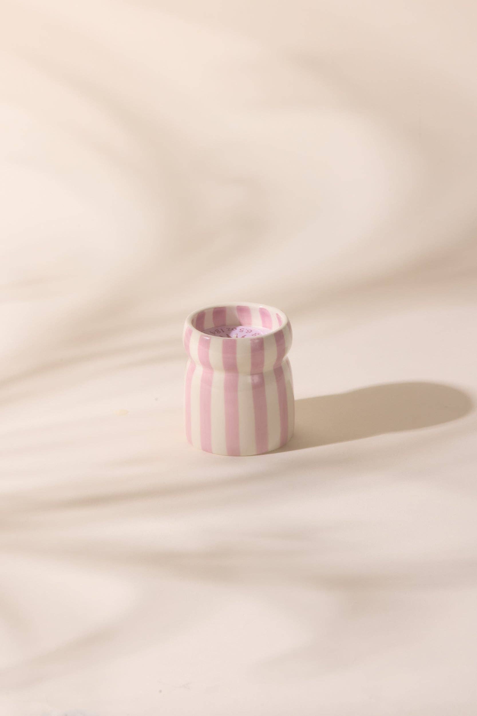 Paddywax Cabana Lavender Ceramic Candle - Grecian Sand