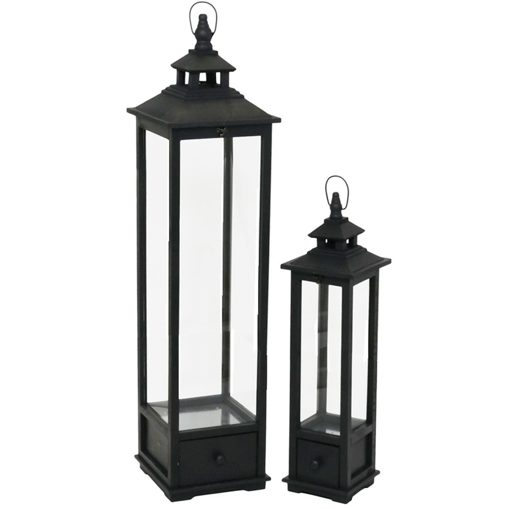 Tall Black Lanterns