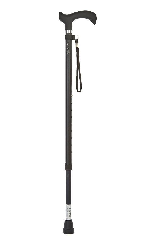 Black Soft Touch Handle Adjustable Stick