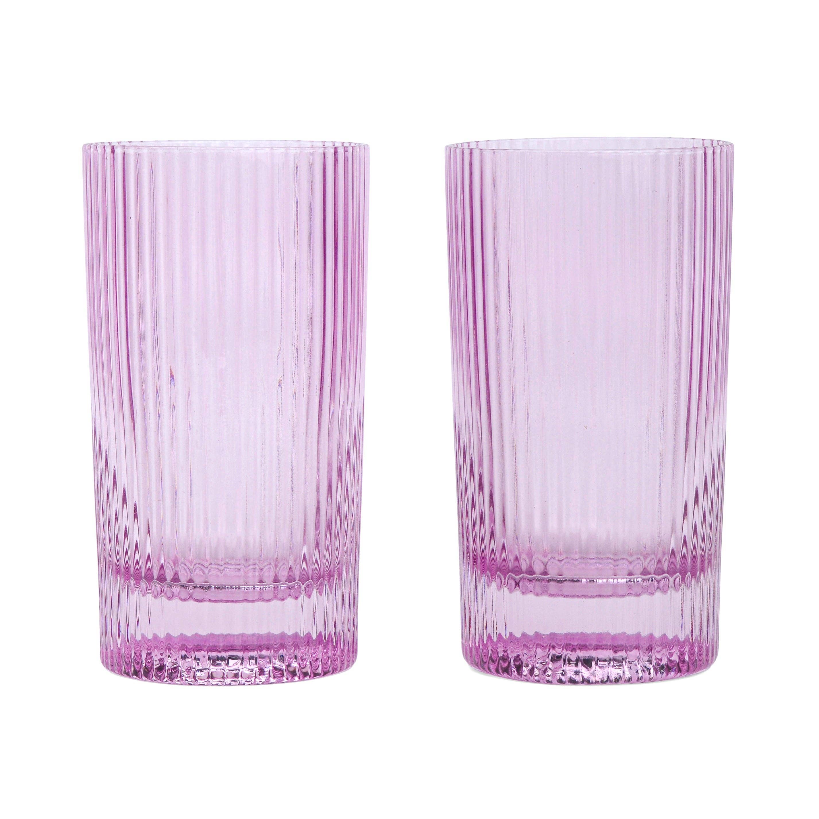 The Stella Highball Glasses |  Lilac