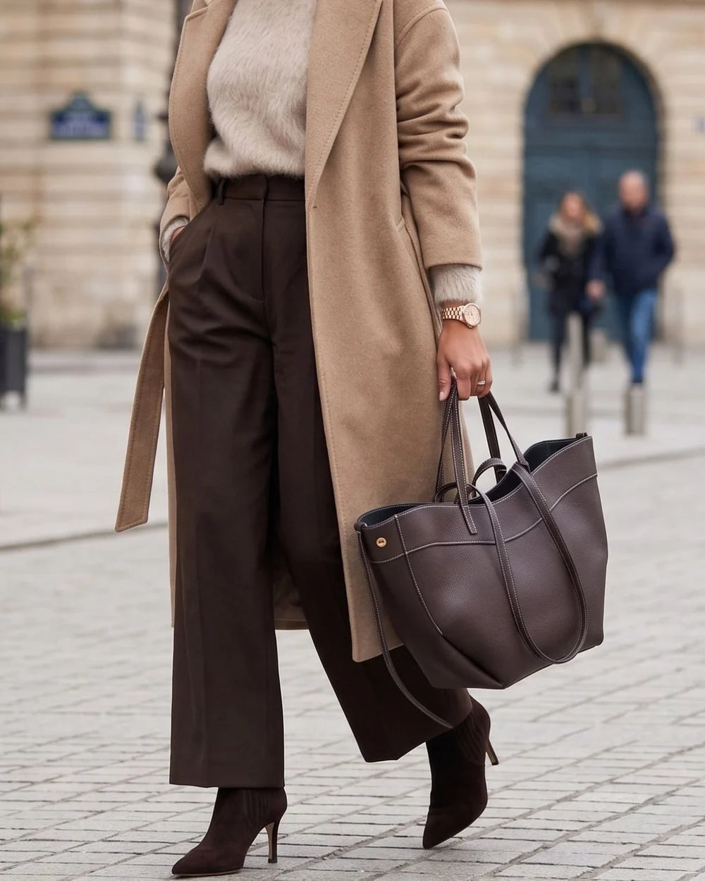 Origami Tote | Dark Chocolate