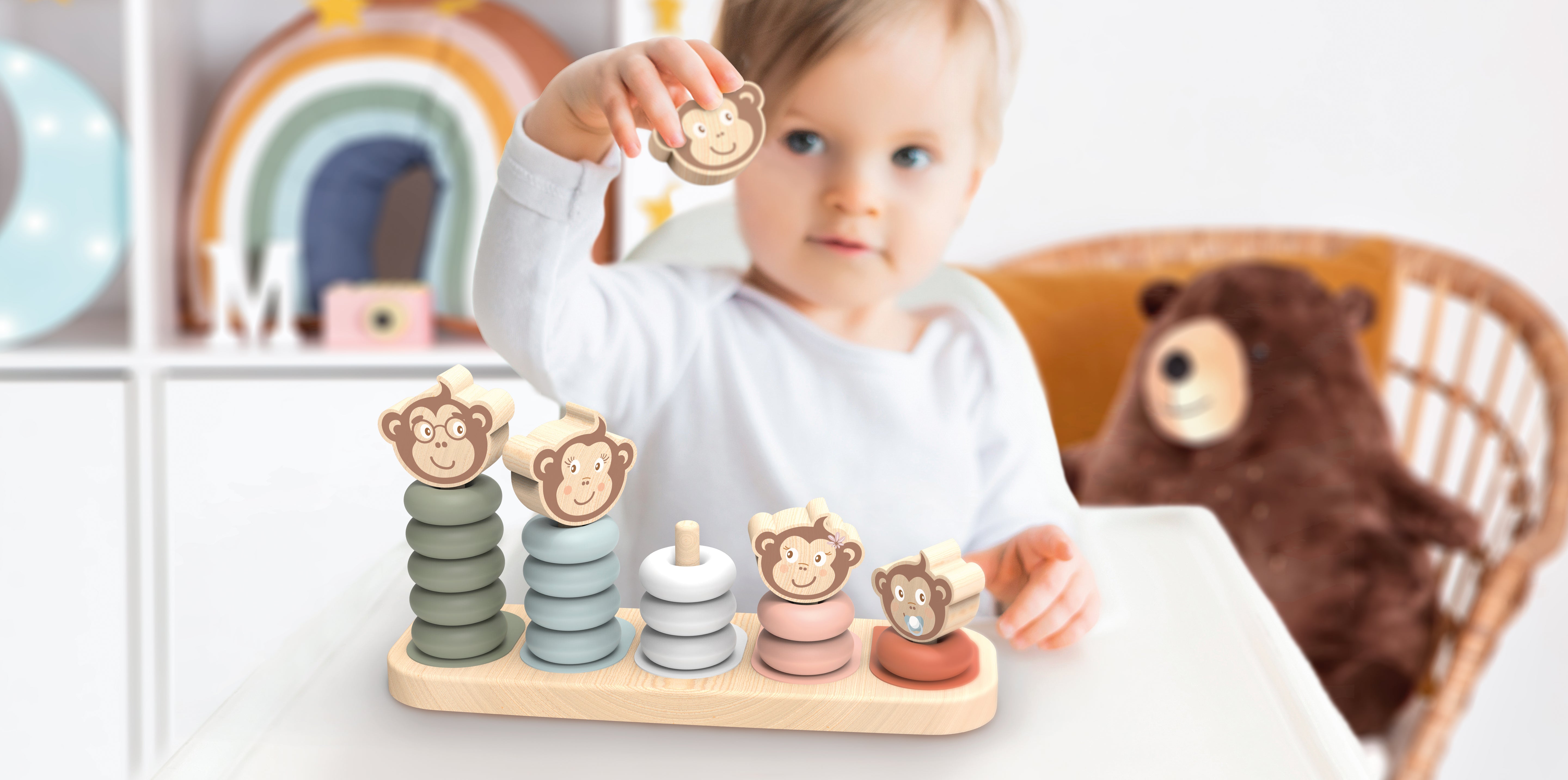 Monkey Family Stacker