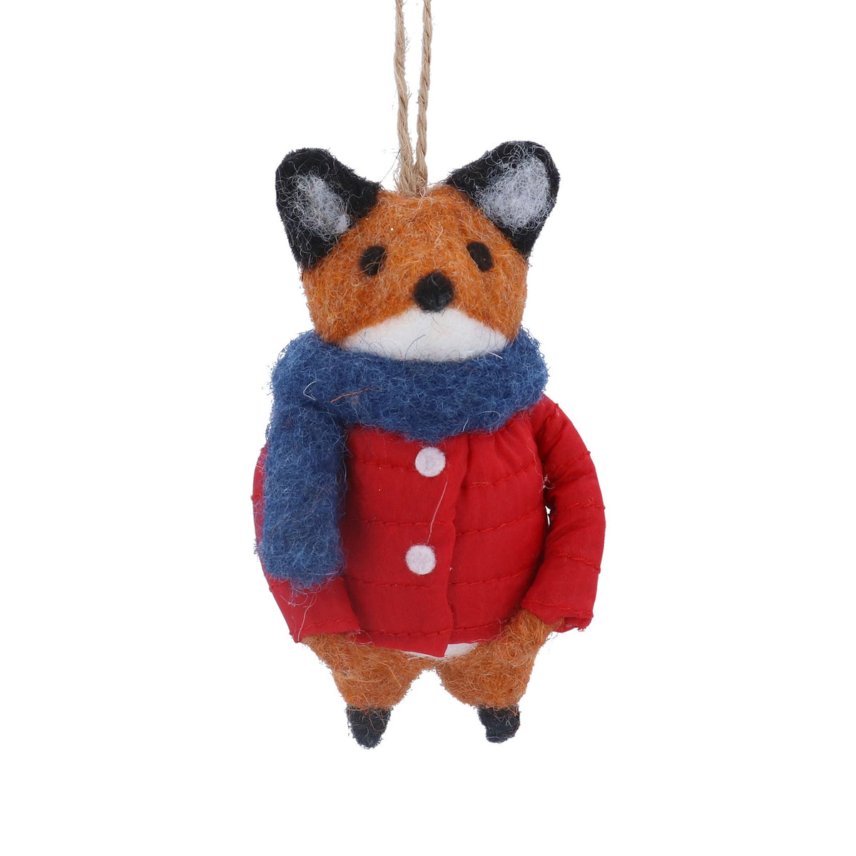 Fox with Red Coat Decoration