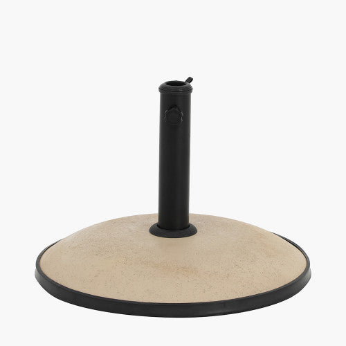 Sandstone 25kg Concrete Parasol Base