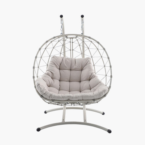 Lyon Double Hanging Chair | Putty