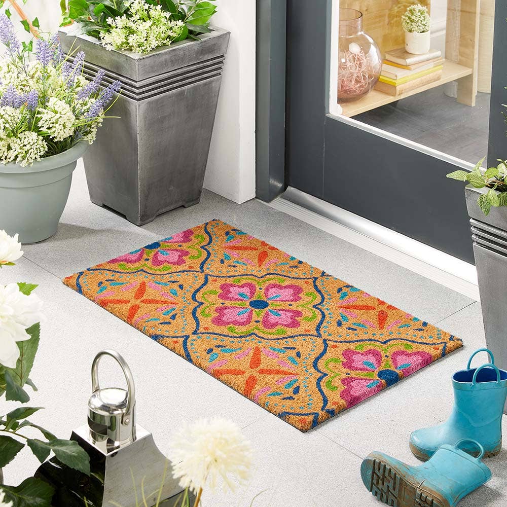 Bright Tile | Coir  Door mat