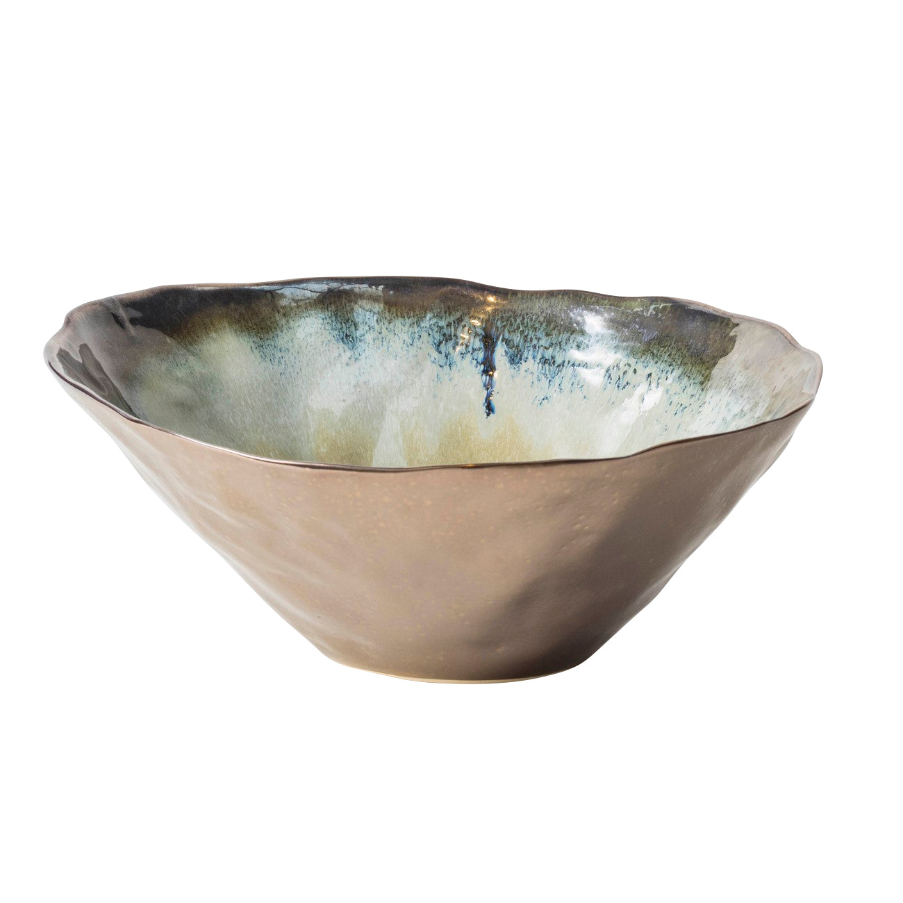 Elowen Moss Green Bowl | Wide