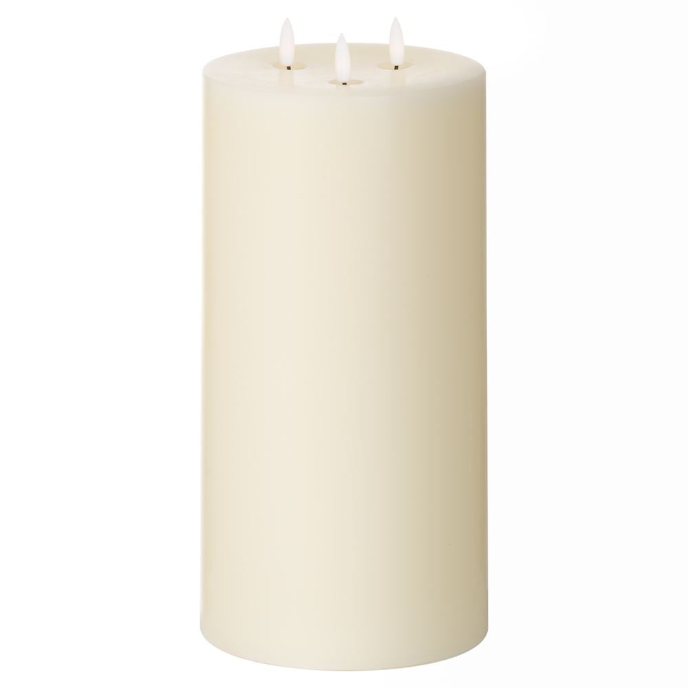 LED Ivory Candle | Large