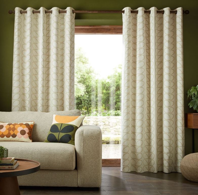 Linear Stem Curtains | Natural