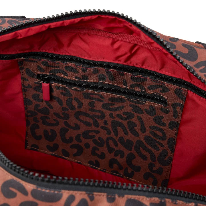 Gatwick Carry-On Duffel Bag in Scarlet Leopard