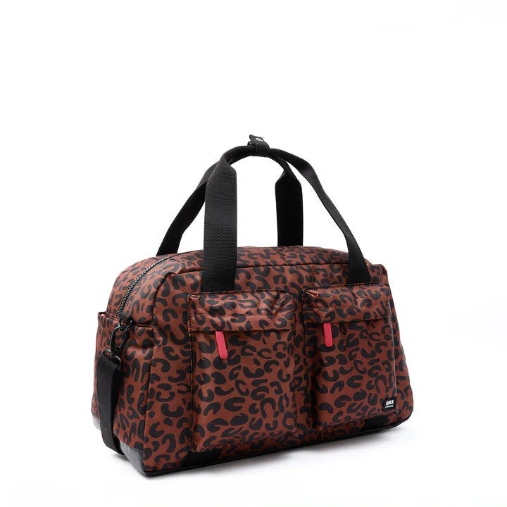 Gatwick Carry-On Duffel Bag in Scarlet Leopard
