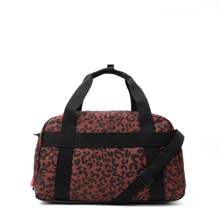 Gatwick Carry-On Duffel Bag in Scarlet Leopard