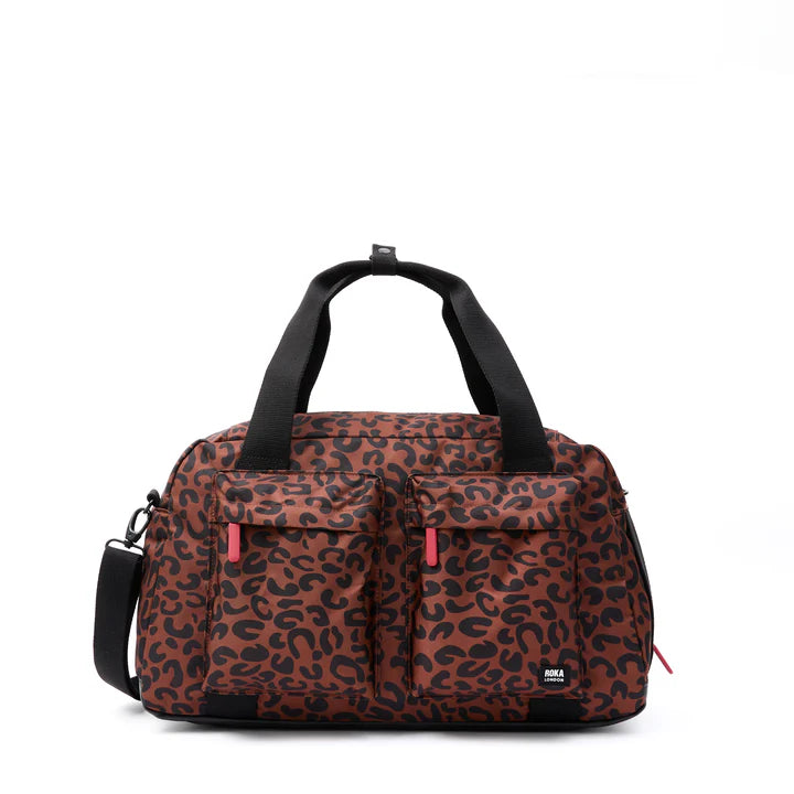 Gatwick Carry-On Duffel Bag in Scarlet Leopard