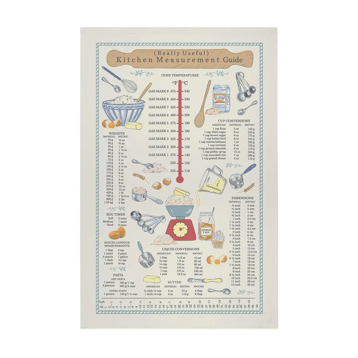 Kitchen Measurements | Tea Towel