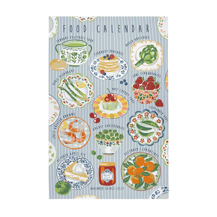 Food Calendar | Tea Towel