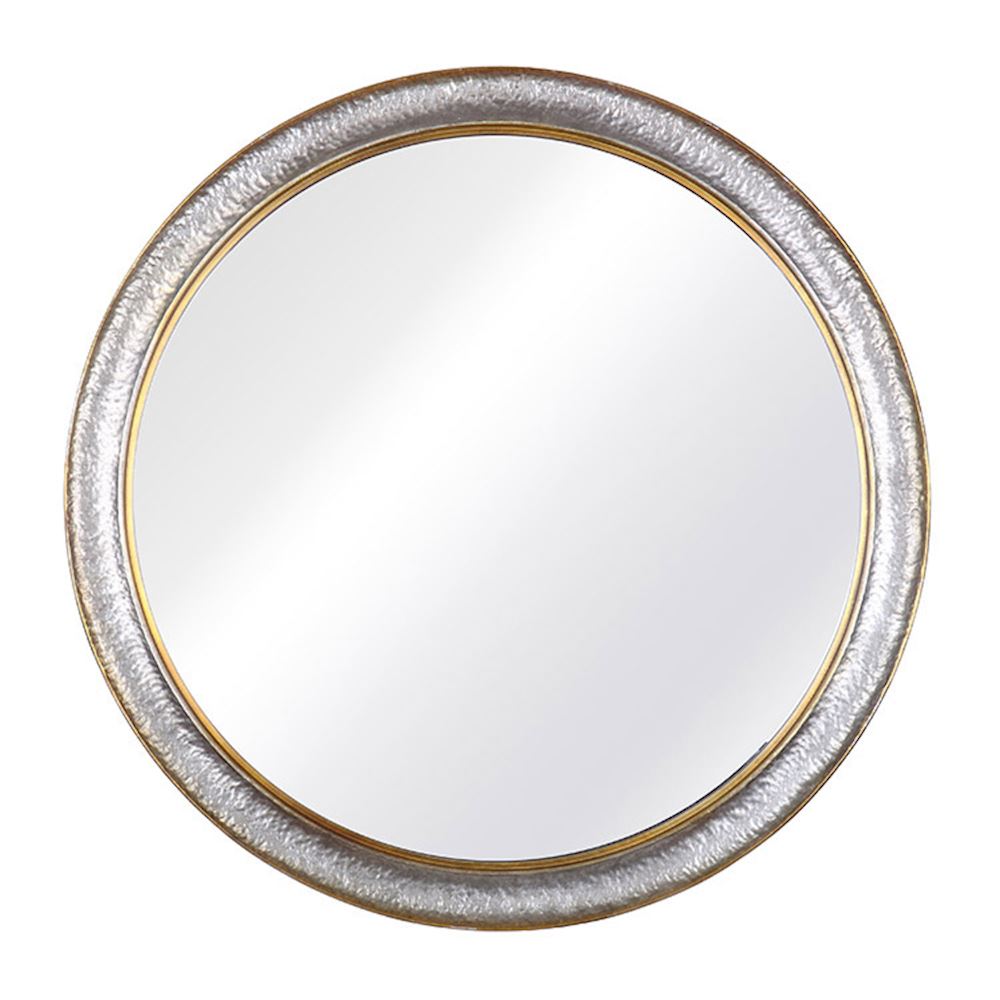Hammered Circular Mirror | Large