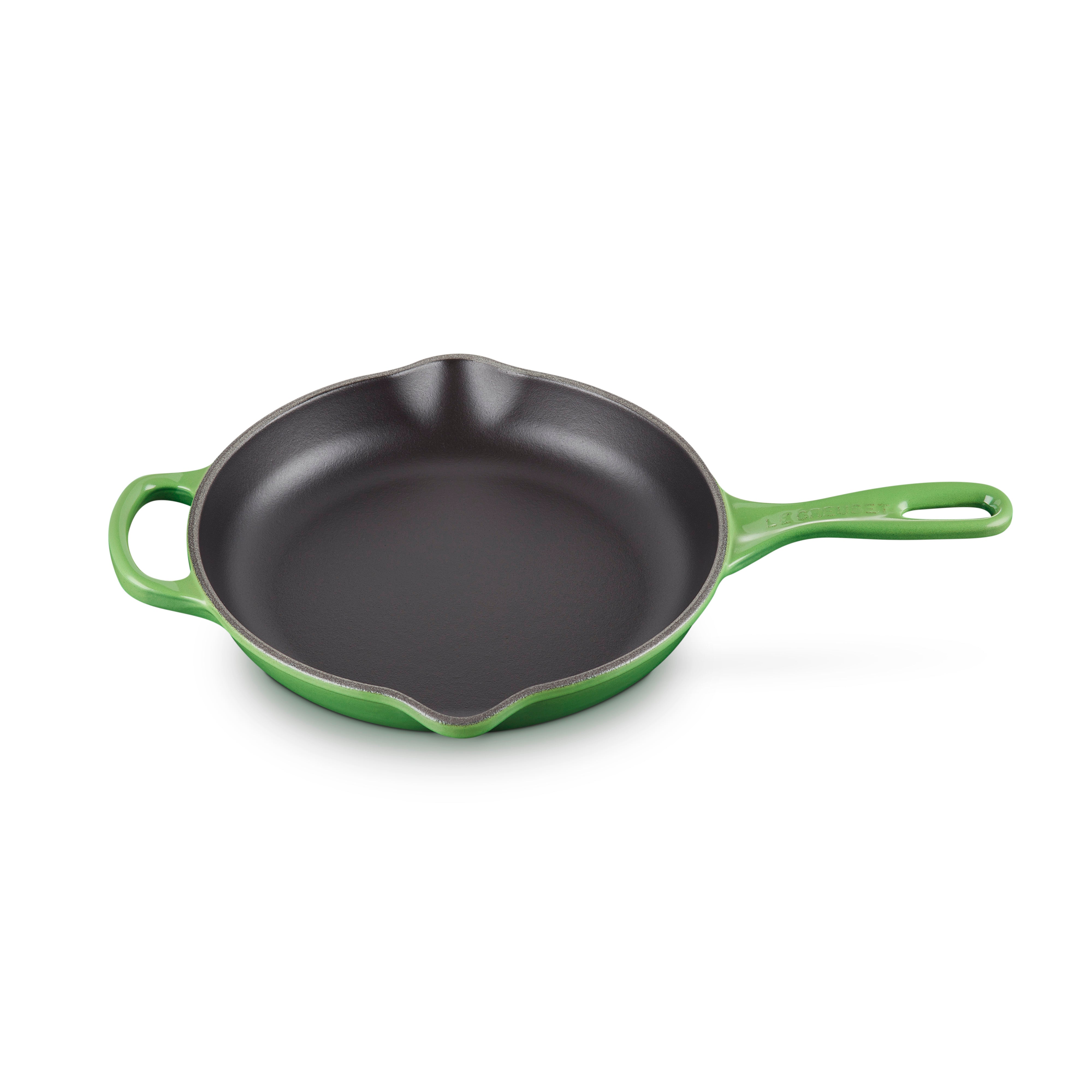 Le Creuset Signature Cast Iron Round Skillet 23cm Bamboo