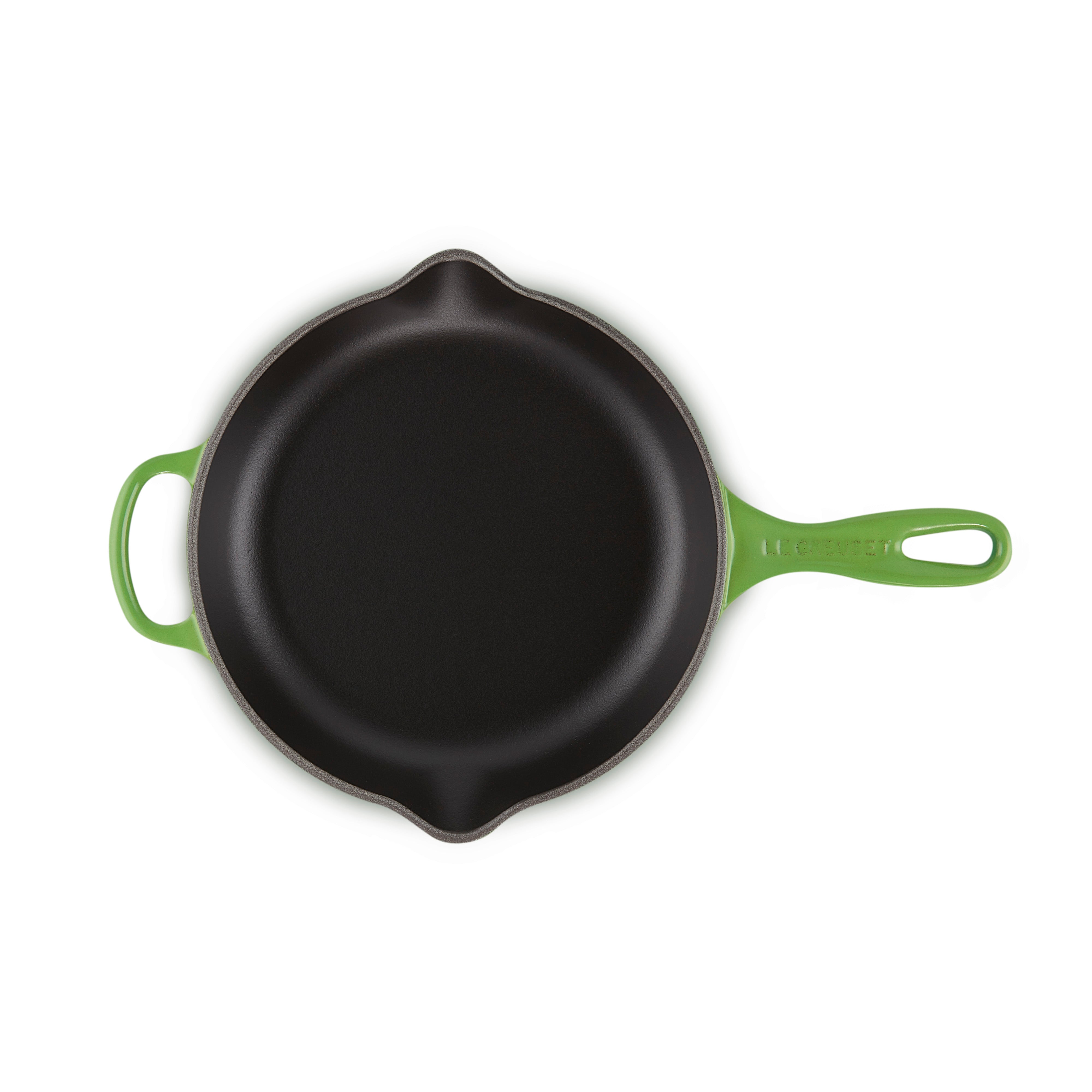 Le Creuset Signature Cast Iron Round Skillet 23cm Bamboo