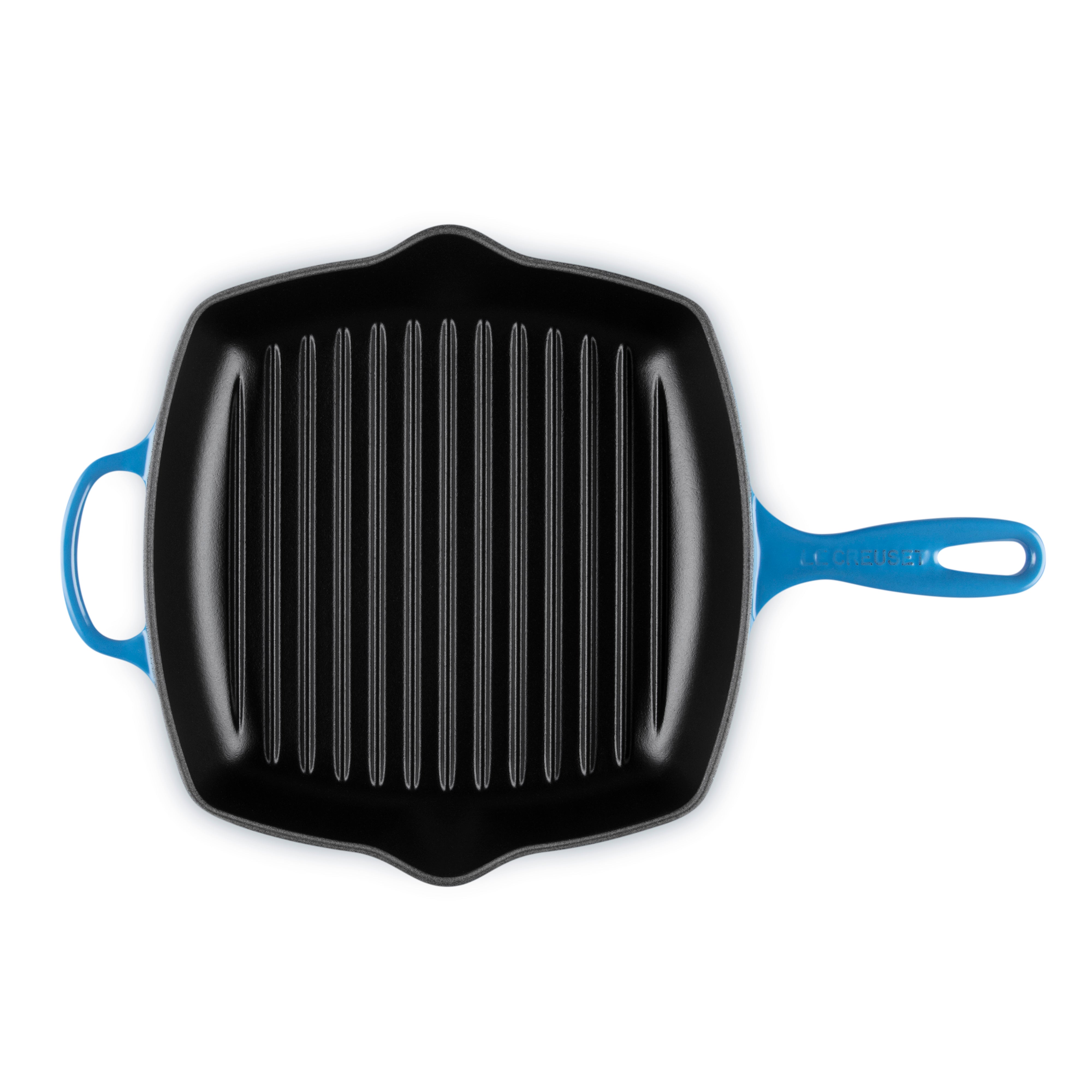 Le Creuset Signature Cast Iron Square Grillit 26cm Azure