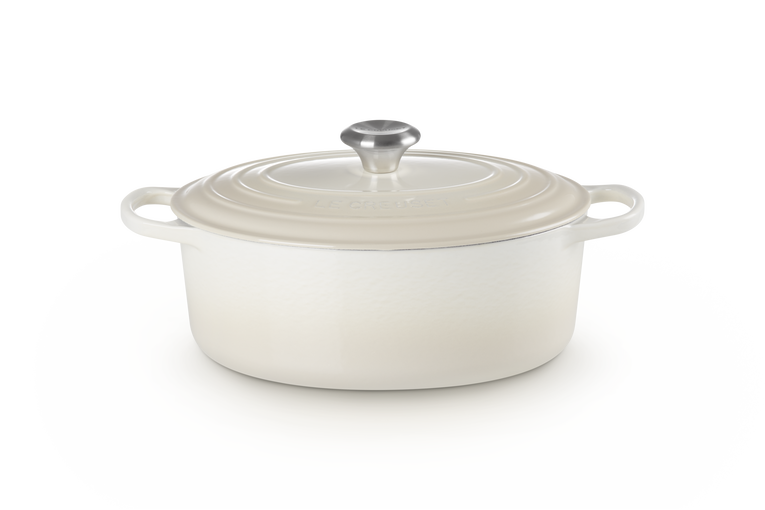 Le Creuset 29cm Round Cast Iron Casserole | Meringue
