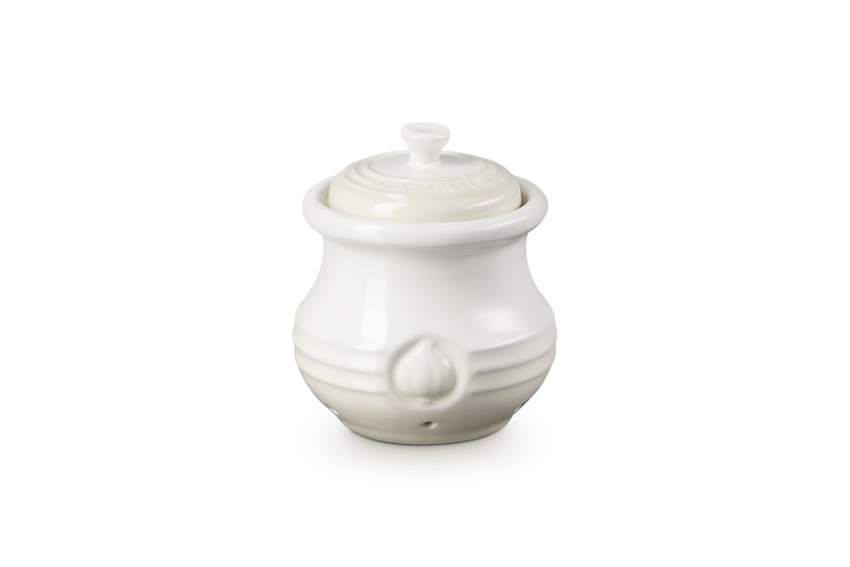 Stoneware Garlic Keeper | Meringue