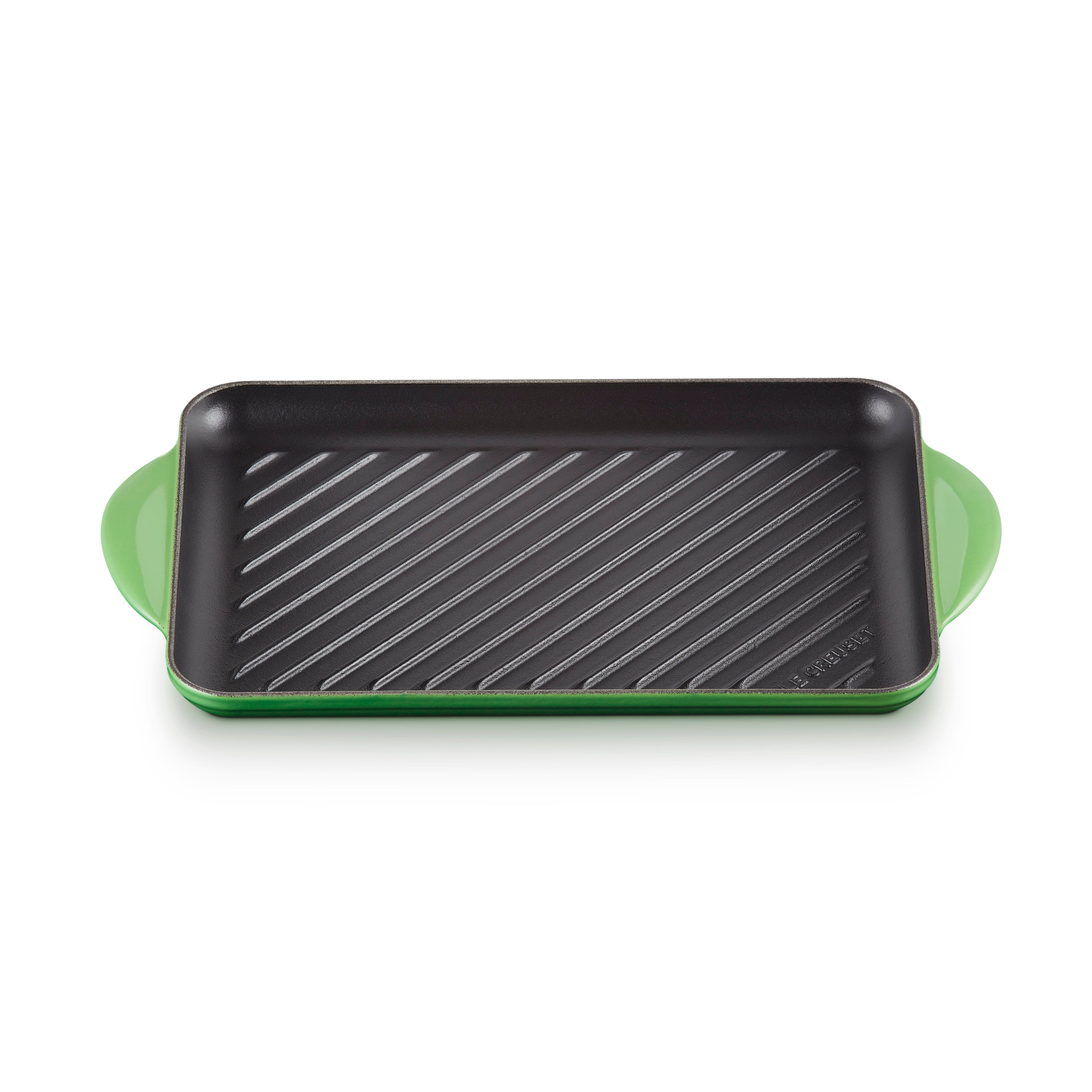 Le Creuset Cast Iron Rectangular Grill Bamboo 32cm