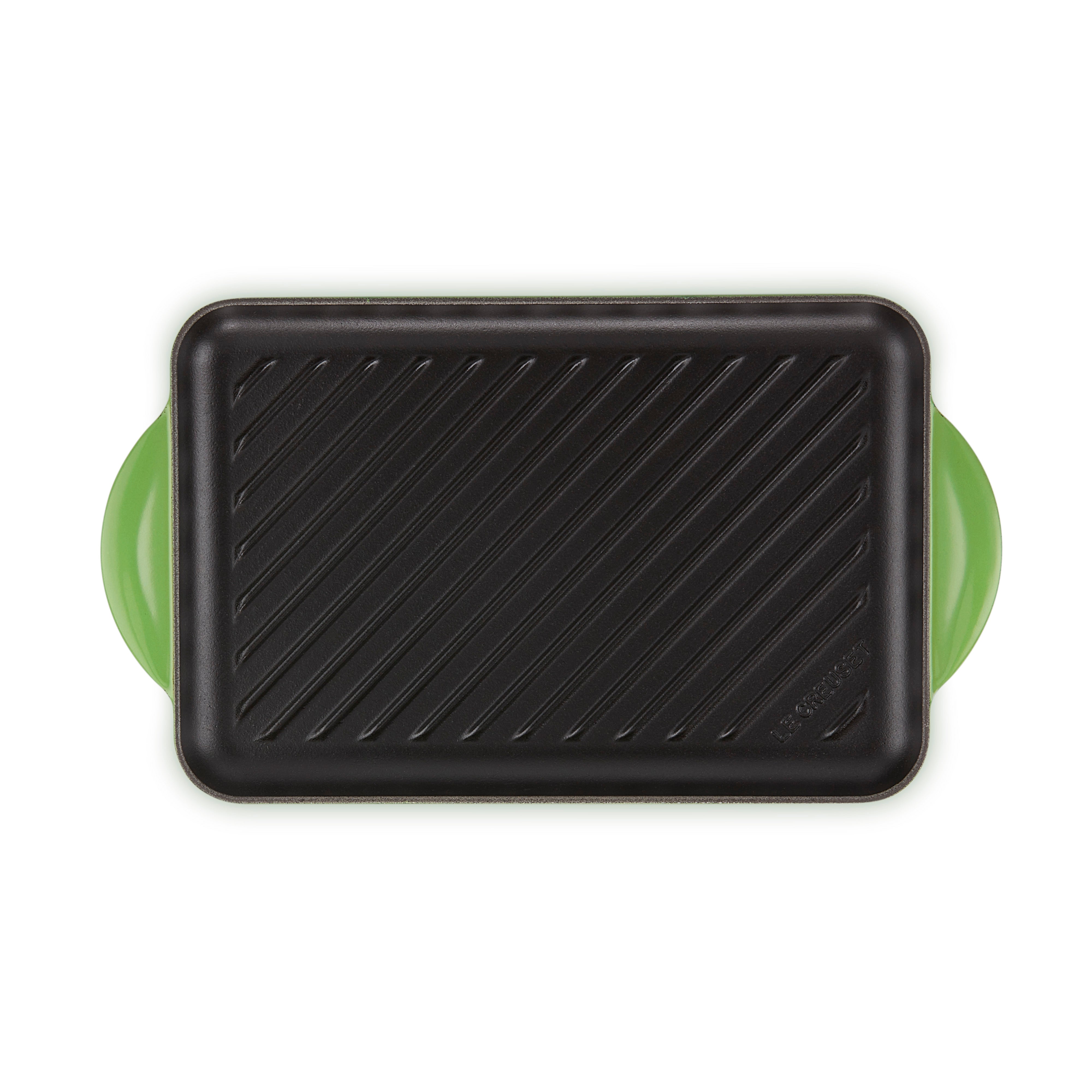 Le Creuset Cast Iron Rectangular Grill Bamboo 32cm