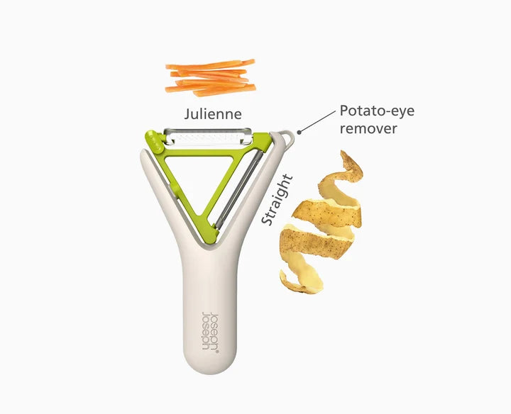 Switch 2-in-1 Peeler | Stone/Green