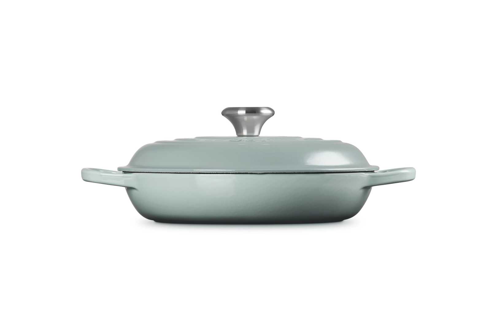 Cast Iron Shallow Casserole | Sea Salt 26cm/2.2L