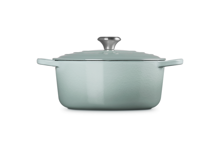 Le Creuset Signature Cast Iron Round Casserole 26cm Sea Salt