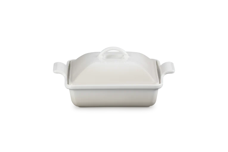 Stoneware Heritage Square Dish with Lid