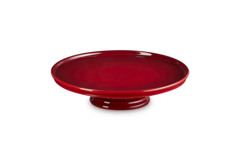 Le Creuset Stoneware Cake Stand Cerise