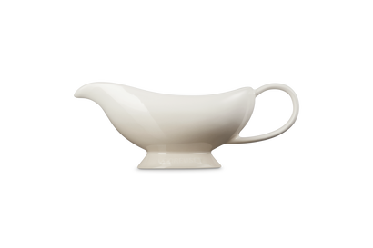 Le Creuset Stoneware 460ml Gravy Boat | Meringue