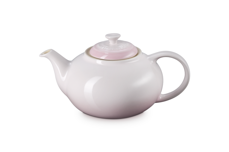 Le Creuset Stoneware Classic Teapot 1.3L Shell Pink