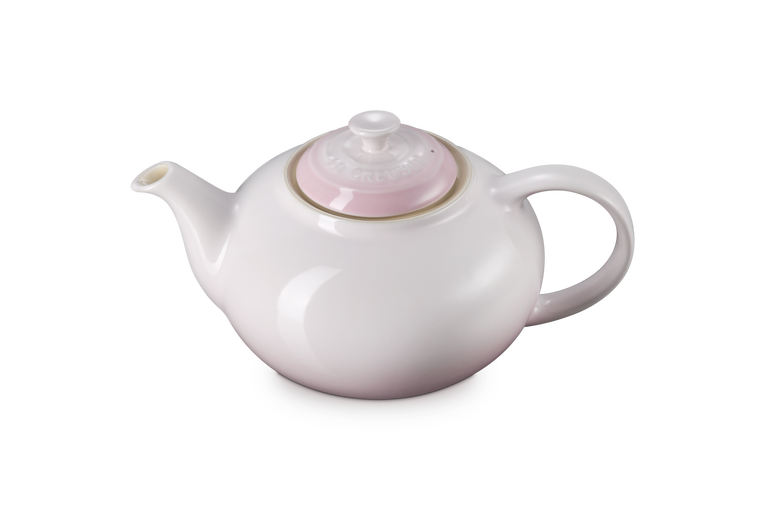 Le Creuset Stoneware Classic Teapot 1.3L Shell Pink