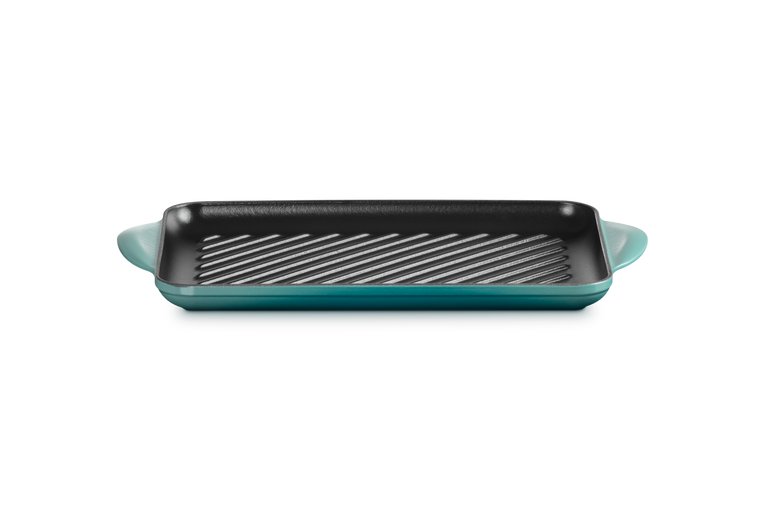 Cast Iron Rectangular Grill | Blue Riviera 32cm