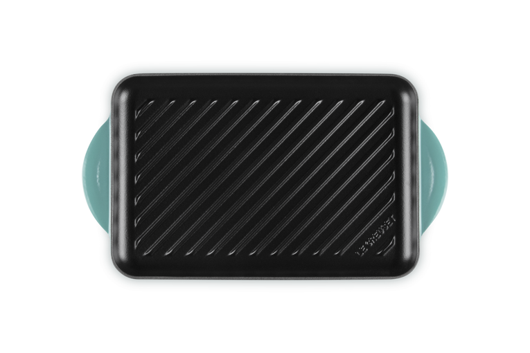 Cast Iron Rectangular Grill | Blue Riviera 32cm